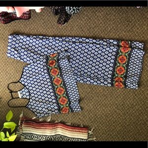 Boho two piece set! Bell bottoms/tank. NEVER WORN